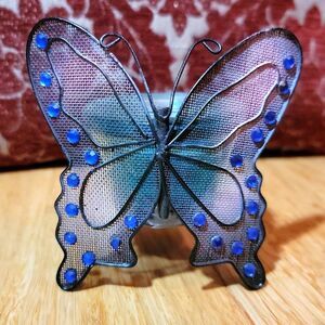Vinatge Butterfly Tealight Candle Holder